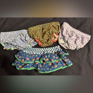 Matilda Jane Bloomers/Diaper Cover Bundle of 4